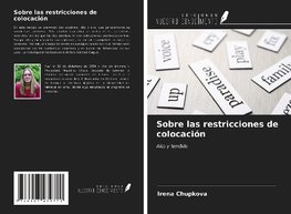Sobre las restricciones de colocación