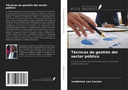 Técnicas de gestión del sector público