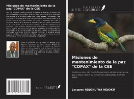 Misiones de mantenimiento de la paz "COPAX" de la CEE