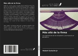 Más allá de la firma