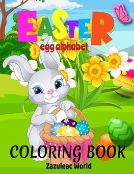 EASTER EGG ALPHABET COLORING BOOK FOR KIDS