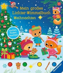 Weihnachtliches Lichter-Wimmelbuch