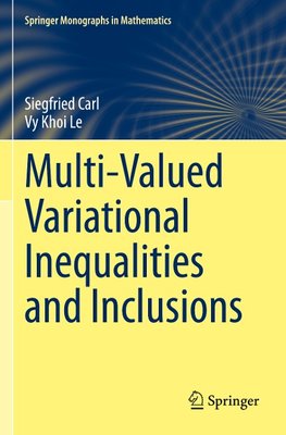 Multi-Valued Variational Inequalities and Inclusions