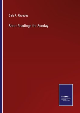 Short Readings for Sunday