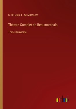 Théatre Complet de Beaumarchais