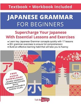 Japanese Grammar for Beginners Textbook & Workbook Included