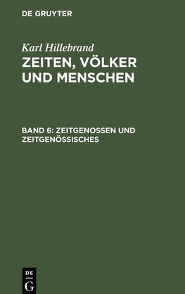 Zeitgenossen und Zeitgenössisches
