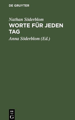 Worte für jeden Tag