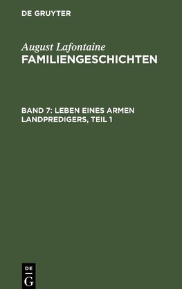 Leben eines armen Landpredigers, Teil 1
