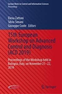15th European Workshop on Advanced Control and Diagnosis (ACD 2019)
