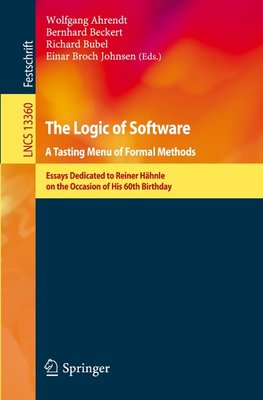 The Logic of Software. A Tasting Menu of Formal Methods