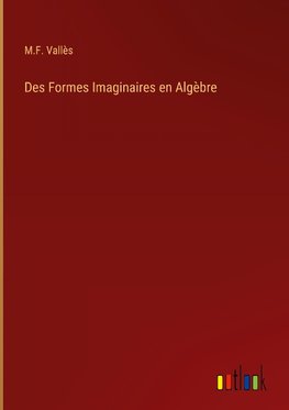 Des Formes Imaginaires en Algèbre
