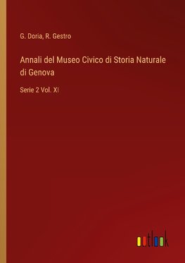 Annali del Museo Civico di Storia Naturale di Genova