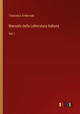 Manuale della Letteratura Italiana