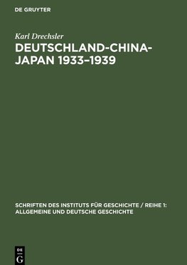 Deutschland-China-Japan 1933-1939