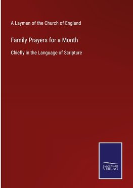 Family Prayers for a Month