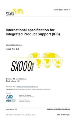 SX000i, International specification for Integrated Product Support (IPS), Issue 3.0