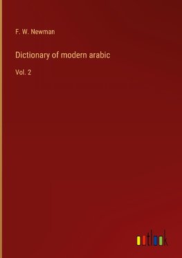Dictionary of modern arabic
