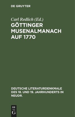 Göttinger Musenalmanach auf 1770