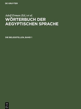 Die Belegstellen, Band 1