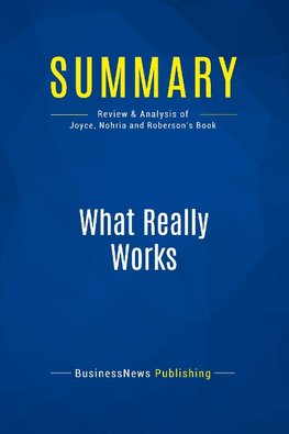 Summary: What Really Works