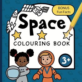 Colouring Book Space For Children