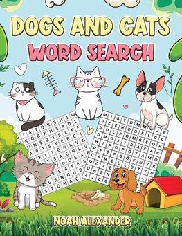 Dogs and Cats Word Search