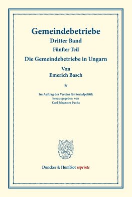 Die Gemeindebetriebe in Ungarn.