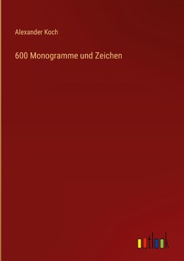 600 Monogramme und Zeichen