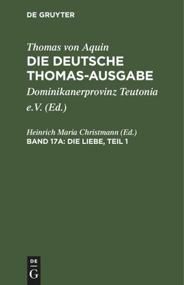Die Liebe, Teil 1