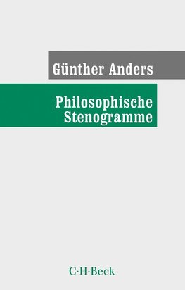 Philosophische Stenogramme