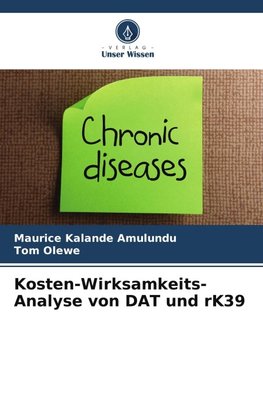 Kosten-Wirksamkeits-Analyse von DAT und rK39