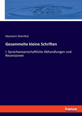 Gesammelte kleine Schriften