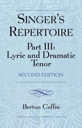 Singer's Repertoire, Part III