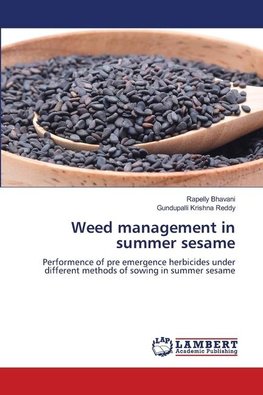 Weed management in summer sesame