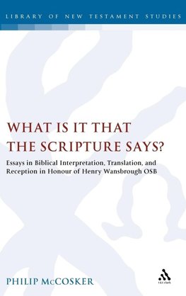 What Is It That the Scripture Says?