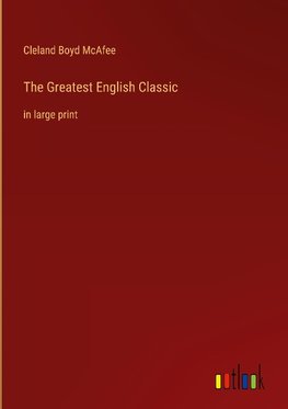 The Greatest English Classic