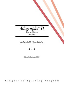 Allographs Ii Teacher/Parent Manual