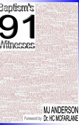 Baptism's 91 Witnesses