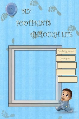 Soft cover Boy baby journal 6x9inch