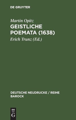 Geistliche Poemata (1638)