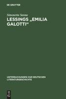Lessings "Emilia Galotti"