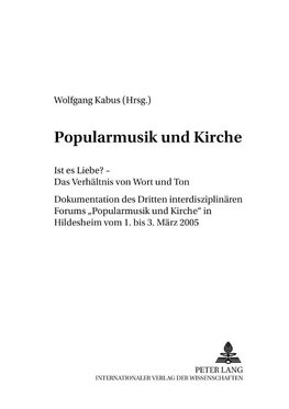 Popularmusik und Kirche