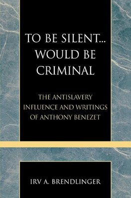 To Be Silent... Would be Criminal
