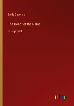 The Honor of the Name
