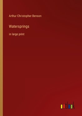 Watersprings