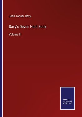 Davy's Devon Herd Book