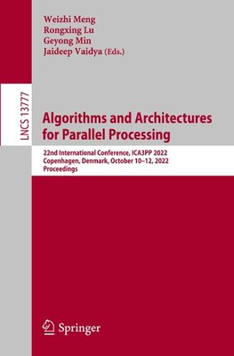 Algorithms and Architectures for Parallel Processing