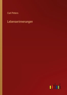 Lebenserinnerungen
