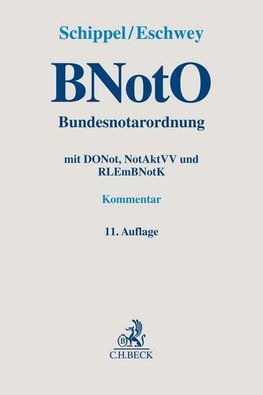 BNotO. Bundesnotarordnung